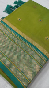 Elegant Soft Pethani Silk Saree with Zari & Meenakari Weaving