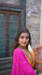 Zari Weaving Pattu Silk Lehenga